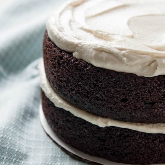Easy Dark Cocolate Cake