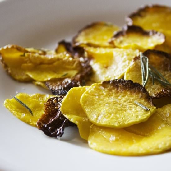 Butternut and Rosemary Crisps