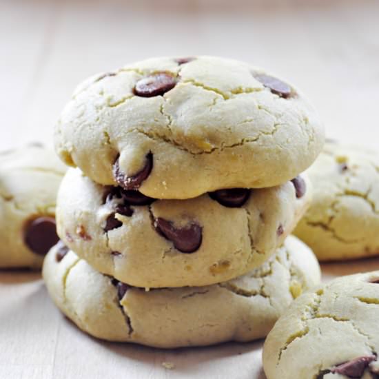 Avocado Chocolate Chip Cookies