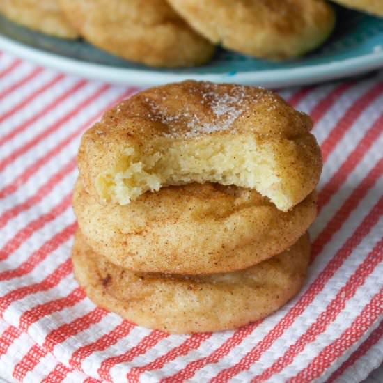 Soft and Thick Snickerdoodles
