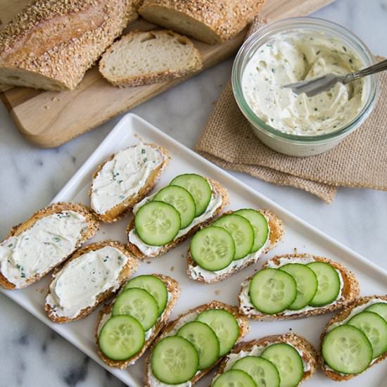 Cucumber Crostini