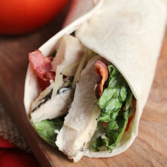 Chicken BLT Wraps