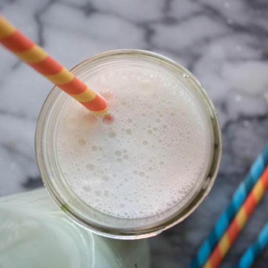 Homemade Orange Blossom Almond Milk