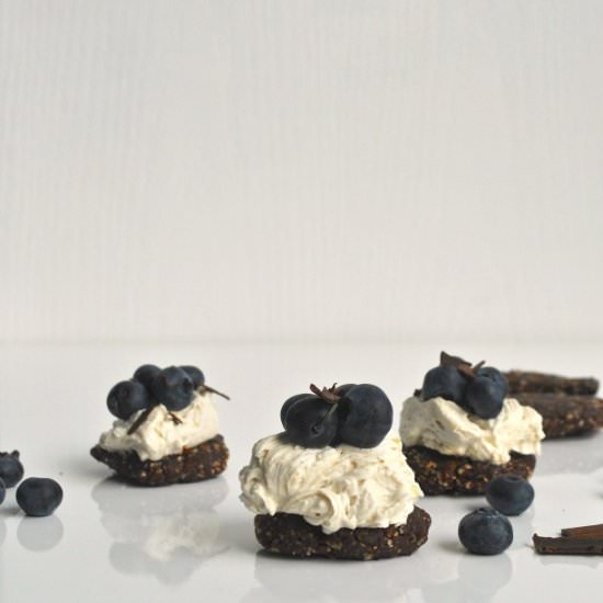 Coconut and Blueberry Stacks