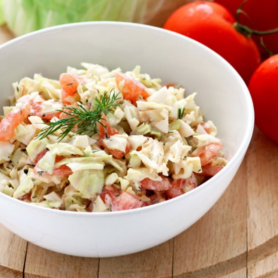 Cabbage Tomato Salad