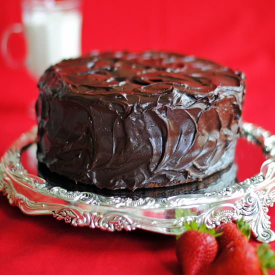 Old-Fashioned Chocolate Cake