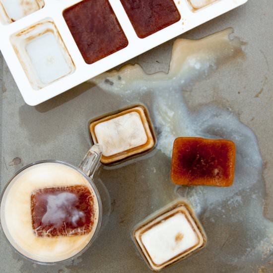 Coffee & Milk Ice Cubes