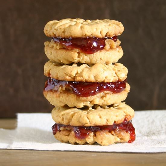 Peanut Butter & Jelly Cookies