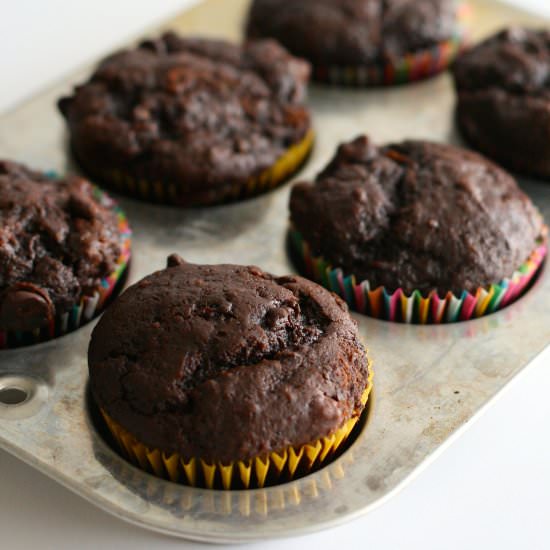 Chocolate Chip Zucchini Muffins