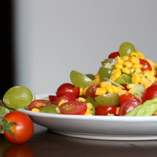 Cherry Tomatoes and Grapes Salad