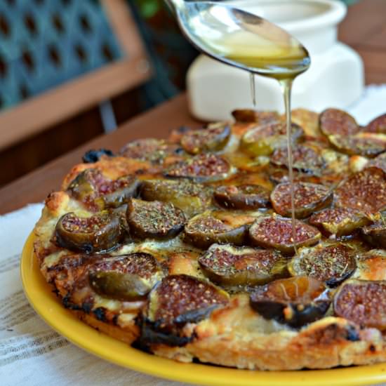 Fig & Goat’s Cheese Honey Tart