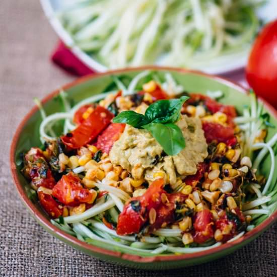 Zucchini Noodles with Summer Sauce