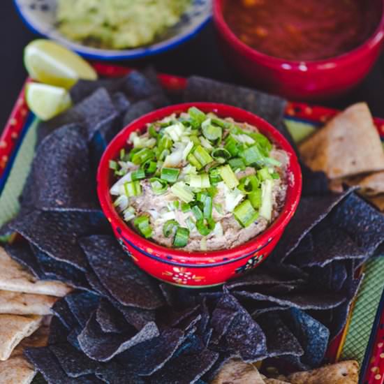 Basil and Black Soybean Hummus