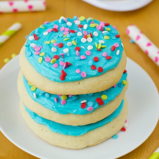 Lofthouse Style Jumbo Sugar Cookies