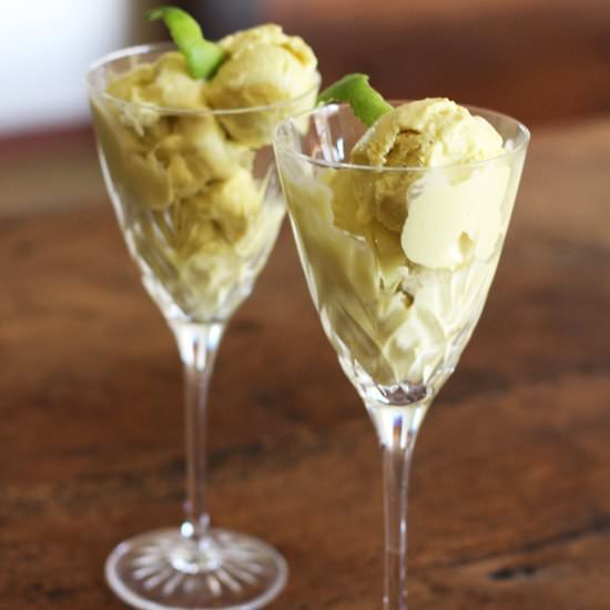 Mango Banana Coconut Lime Ice Cream