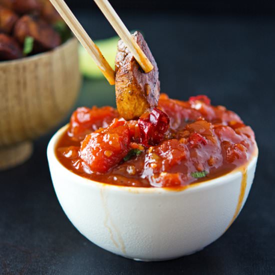 Sichuan Chicken with Tomato Jam
