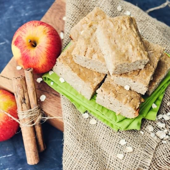 Peanut Butter Apple Oat Bars