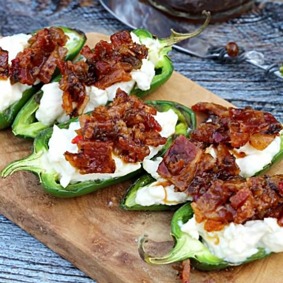 Grilled Stuffed Jalapeno Peppers