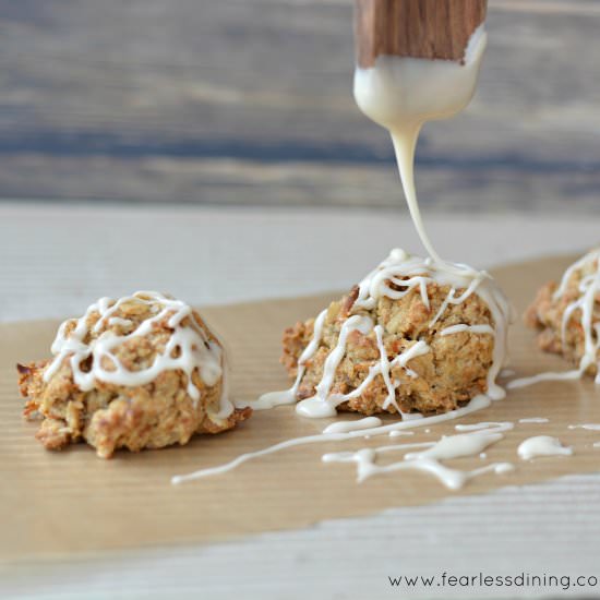 GF Iced Carrot Cake Cookies