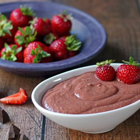 Chocolate Strawberry Hummus