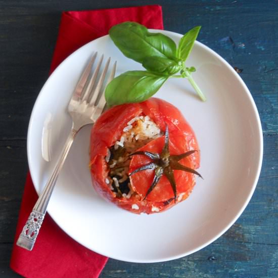 Tomatoes Stuffed with Rice