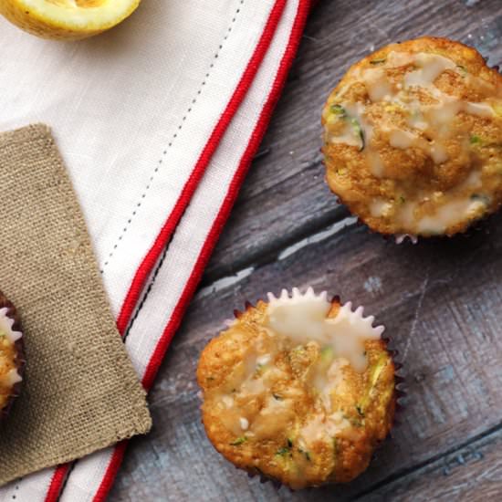 Spiced Zucchini Olive Oil Muffins