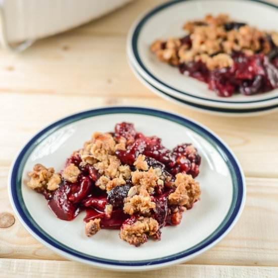 Cherry Plum Crisp
