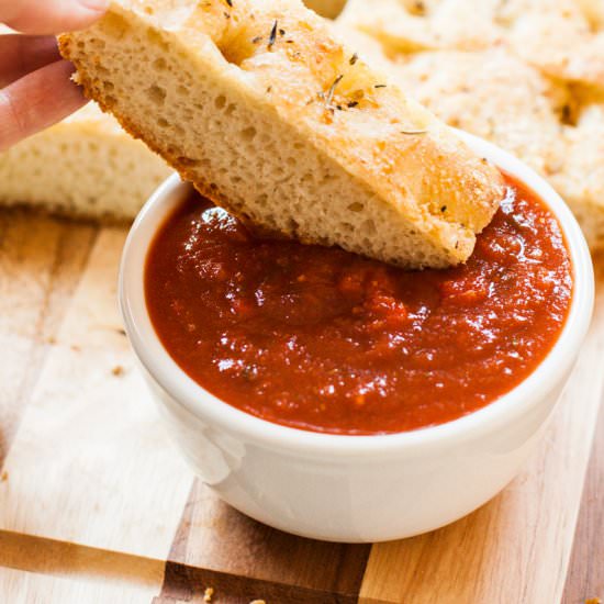 Easy Parmesan Foccacia