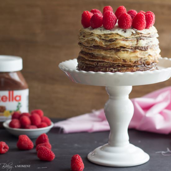 Nutella Crepe Cake
