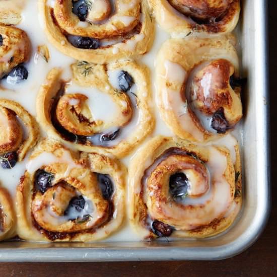 Blueberry Cinnamon Rolls