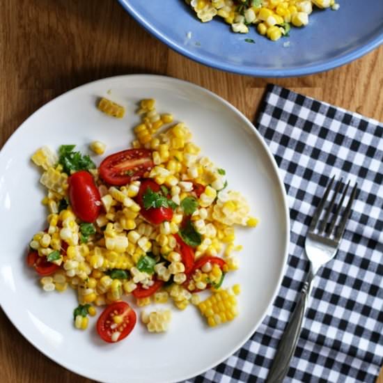 Sweet corn summer salad