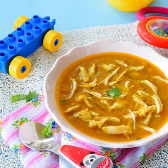 Mixed Veggie and Chicken Soup