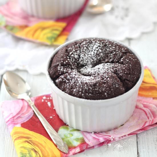 Chocolate Souffles for two