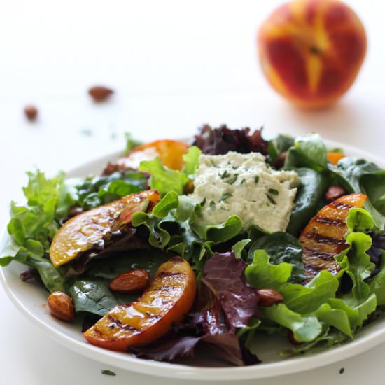 Grilled Peach Salad