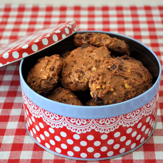 Crunchy Cocoa&Nuts Cookies
