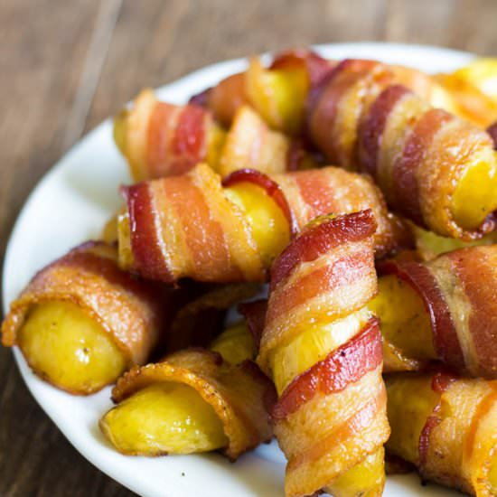 Bacon Wrapped Fingerling Potatoes