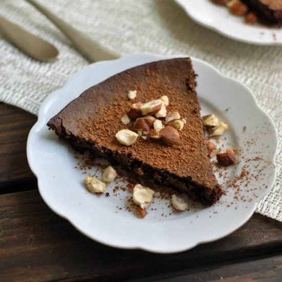 Flourless Chocolate Hazelnut Cake