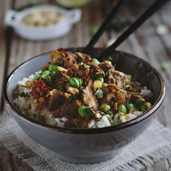 Lemongrass Chicken with Cashews