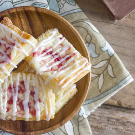 Raspberry Cream Cheese Danish