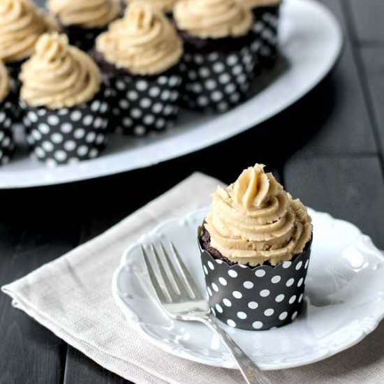 Chocolate Peanut Butter Cupcakes