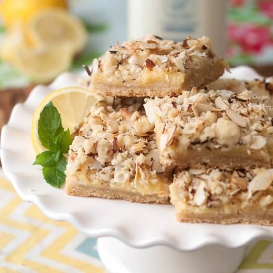 Tropical Lemon Curd Bars