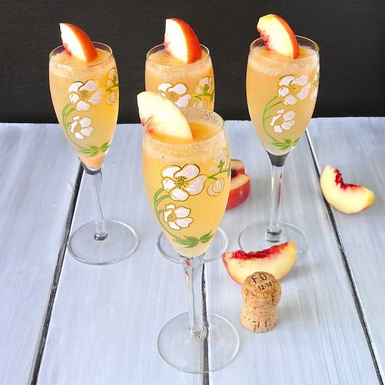 White peach bellini