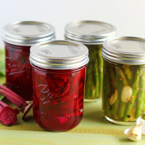 Beet & Asparagus Fridge Pickles