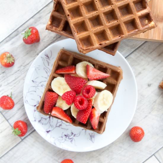 Fruity Wholemeal Waffles