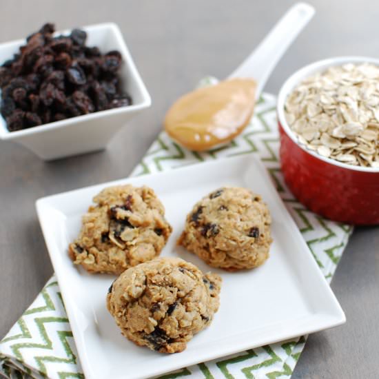 Freezer Oatmeal Raisin Cookies