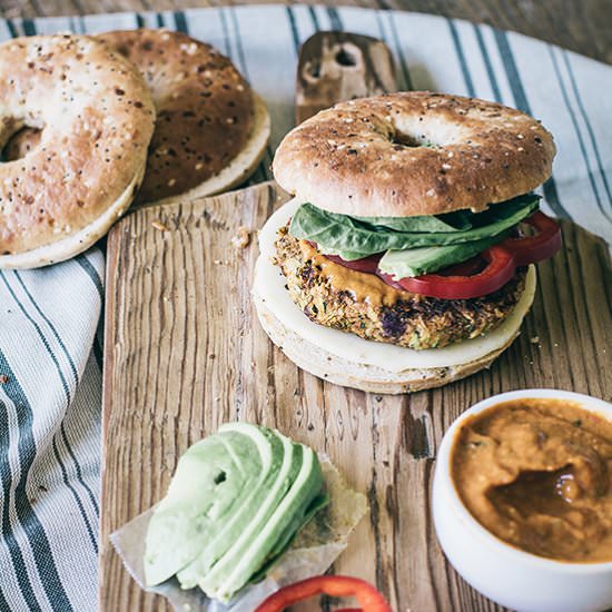 Zucchini White Bean Burgers