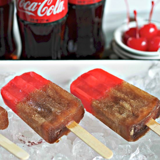 Cherry Coke Popsicles