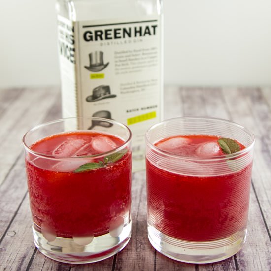 Rhubarb-Infused Simple Syrup
