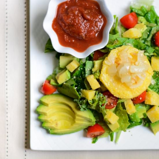 Polenta Tomato Salad