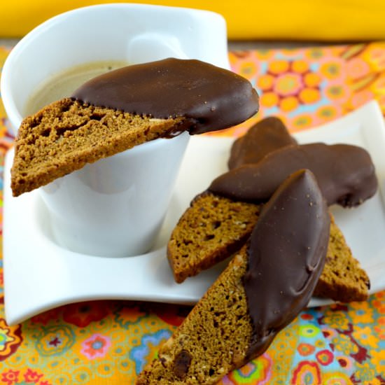 Chocolate & Coffee Biscotti